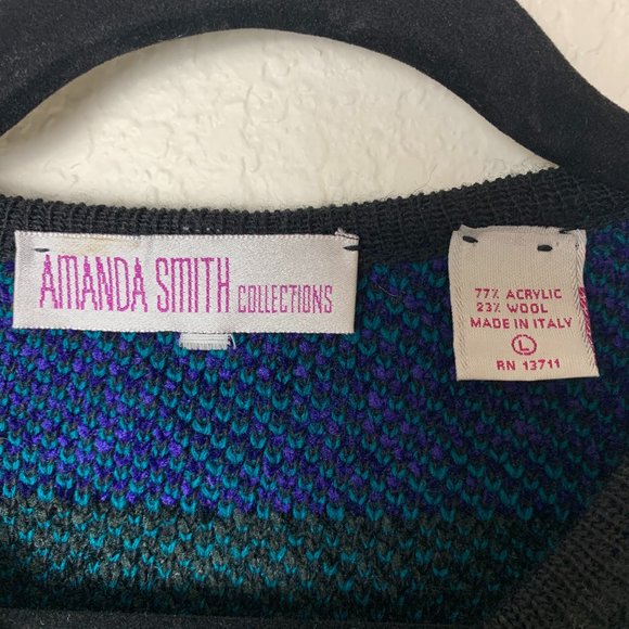 Amanda Smith Collection Vintage Wool Sweater Italy - Picture 2 of 9